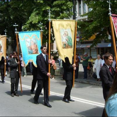 14 iunie 2009: Iaşi (ERC): Procesiunea în sărbătoarea Trupul şi Sângele Domnului