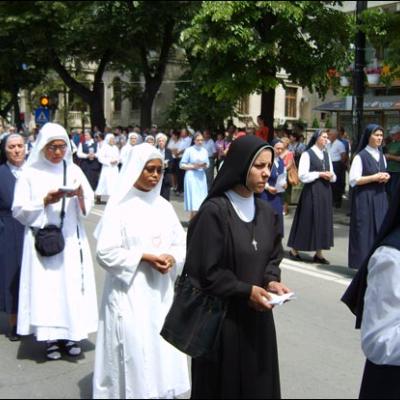 14 iunie 2009: Iaşi (ERC): Procesiunea în sărbătoarea Trupul şi Sângele Domnului