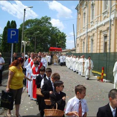 14 iunie 2009: Iaşi (ERC): Procesiunea în sărbătoarea Trupul şi Sângele Domnului