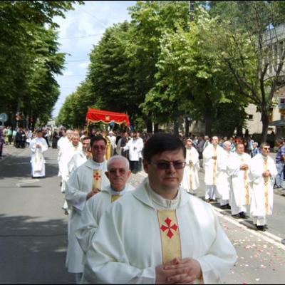14 iunie 2009: Iaşi (ERC): Procesiunea în sărbătoarea Trupul şi Sângele Domnului