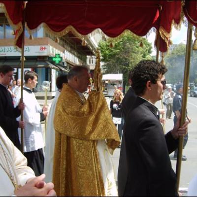 14 iunie 2009: Iaşi (ERC): Procesiunea în sărbătoarea Trupul şi Sângele Domnului