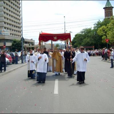 14 iunie 2009: Iaşi (ERC): Procesiunea în sărbătoarea Trupul şi Sângele Domnului