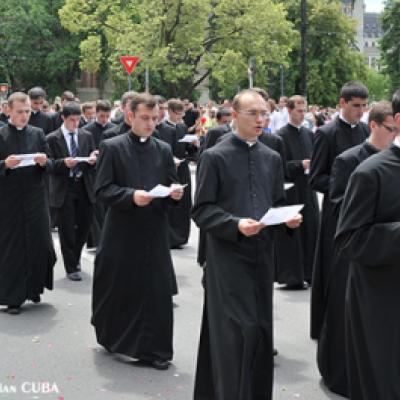 14 iunie 2009: Iaşi (ERC): Procesiunea în sărbătoarea Trupul şi Sângele Domnului
