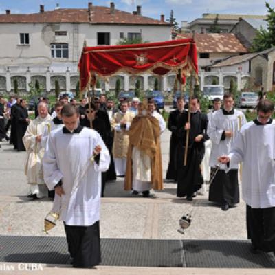 14 iunie 2009: Iaşi (ERC): Procesiunea în sărbătoarea Trupul şi Sângele Domnului