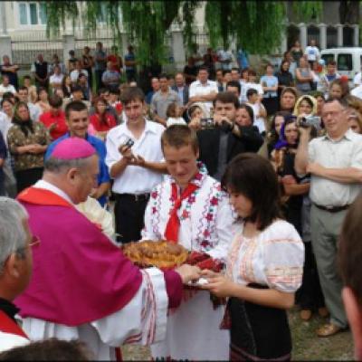 28 iunie 2009: Administrarea Mirului în Parohia Valea Seacă