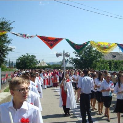 5 iulie 2009: Administrarea Mirului în Parohia Lespezi