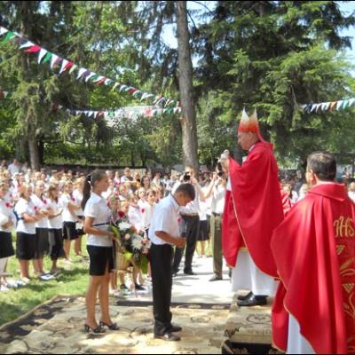 5 iulie 2009: Administrarea Mirului în Parohia Lespezi