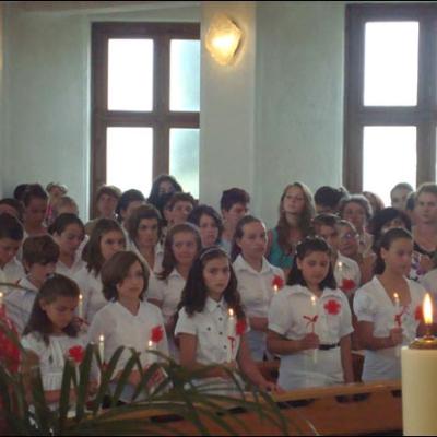 11 iulie 2009: Administrarea Mirului în Parohia Lilieci