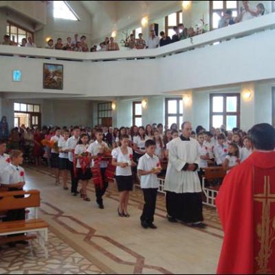 11 iulie 2009: Administrarea Mirului în Parohia Lilieci