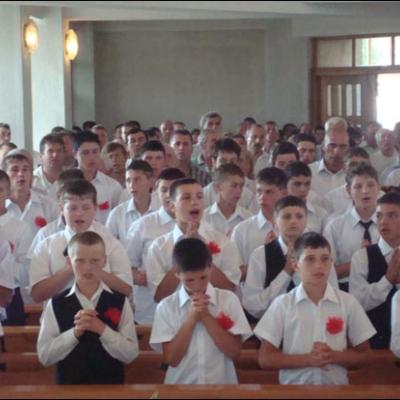 11 iulie 2009: Administrarea Mirului în Parohia Lilieci