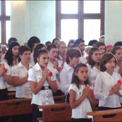 11 iulie 2009: Administrarea Mirului în Parohia Lilieci