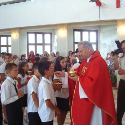 11 iulie 2009: Administrarea Mirului în Parohia Lilieci