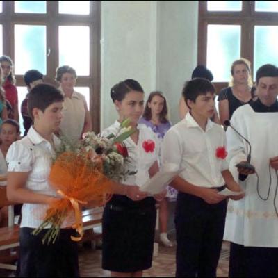 11 iulie 2009: Administrarea Mirului în Parohia Lilieci