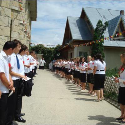 11 iulie 2009: Administrarea Mirului în Parohia Lilieci