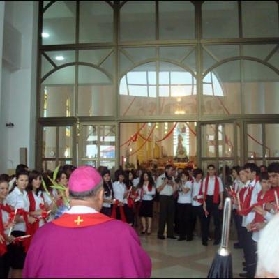 12 iulie 2009: Administrarea Mirului în Parohia Bacău "Fericitul Ieremia"