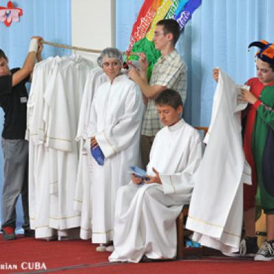 18 iulie 2009: Iaşi: Serbarea finală a campusului pentru copii din Parohia "Adormirea Maicii Domnului" (FOCUS)