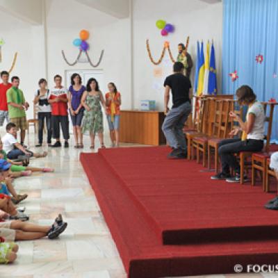 18 iulie 2009: Iaşi: Serbarea finală a campusului pentru copii din Parohia "Adormirea Maicii Domnului" (FOCUS)