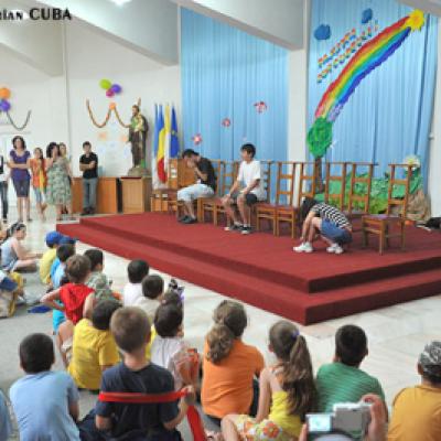 18 iulie 2009: Iaşi: Serbarea finală a campusului pentru copii din Parohia "Adormirea Maicii Domnului" (FOCUS)