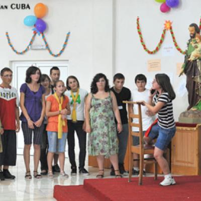 18 iulie 2009: Iaşi: Serbarea finală a campusului pentru copii din Parohia "Adormirea Maicii Domnului" (FOCUS)
