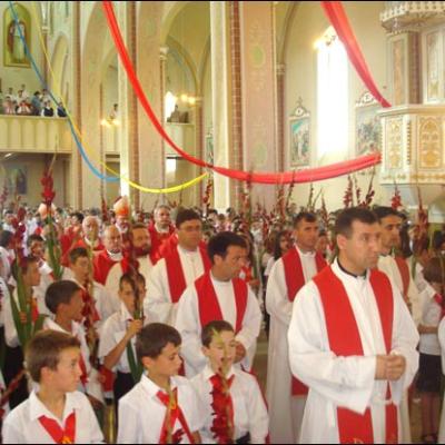 19 iulie 2009: Administrarea Mirului în Parohia Faraoani