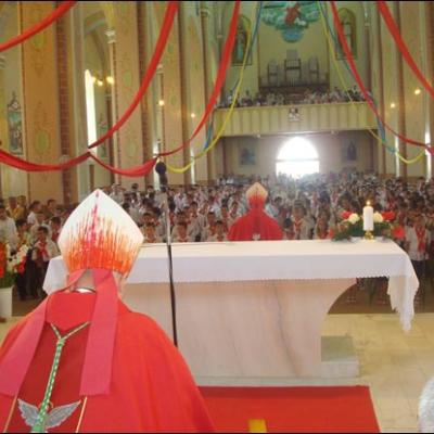 19 iulie 2009: Administrarea Mirului în Parohia Faraoani
