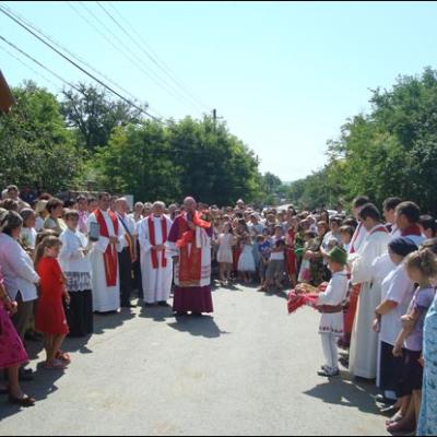 25 iulie 2009: Administrarea Mirului în Parohia Arini