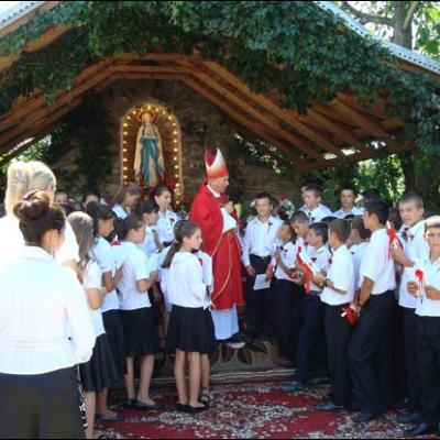 25 iulie 2009: Administrarea Mirului în Parohia Arini