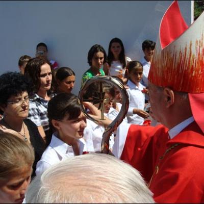 25 iulie 2009: Administrarea Mirului în Parohia Arini