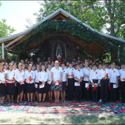 25 iulie 2009: Administrarea Mirului în Parohia Arini