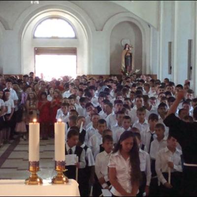26 iulie 2009: Administrarea Mirului în Parohia Hălăuceşti