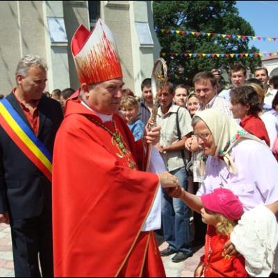 26 iulie 2009: Administrarea Mirului în Parohia Hălăuceşti