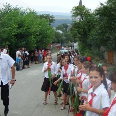 1 august 2009: Administrarea Mirului în Parohia Horgeşti