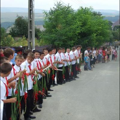 1 august 2009: Administrarea Mirului în Parohia Horgeşti
