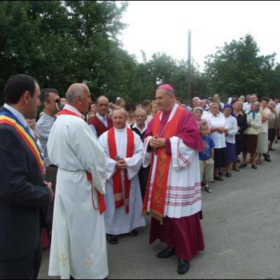 1 august 2009: Administrarea Mirului în Parohia Horgeşti