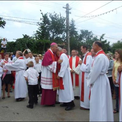 1 august 2009: Administrarea Mirului în Parohia Horgeşti