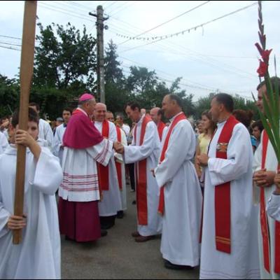 1 august 2009: Administrarea Mirului în Parohia Horgeşti