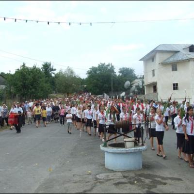1 august 2009: Administrarea Mirului în Parohia Horgeşti