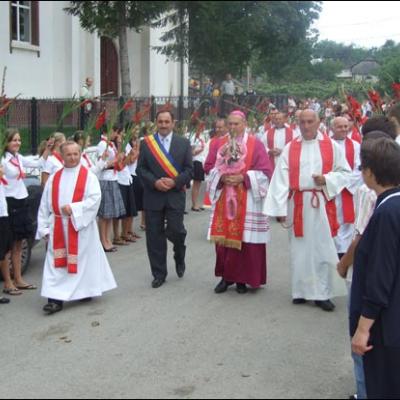 1 august 2009: Administrarea Mirului în Parohia Horgeşti