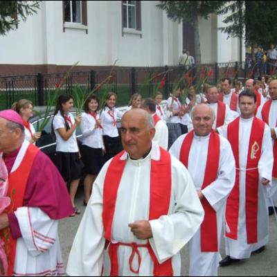 1 august 2009: Administrarea Mirului în Parohia Horgeşti