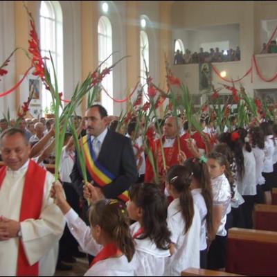 1 august 2009: Administrarea Mirului în Parohia Horgeşti