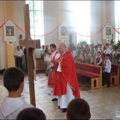 1 august 2009: Administrarea Mirului în Parohia Horgeşti