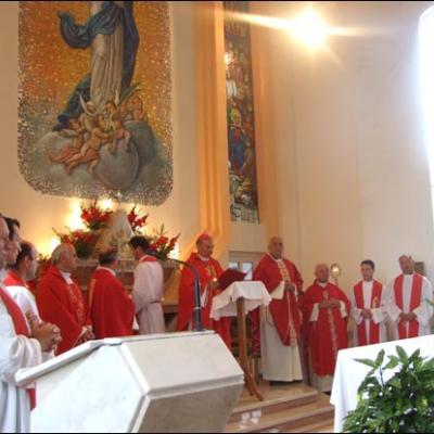 1 august 2009: Administrarea Mirului în Parohia Horgeşti