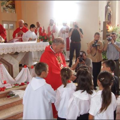 1 august 2009: Administrarea Mirului în Parohia Horgeşti