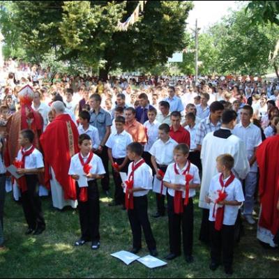 2 august 2009: Administrarea Mirului în Parohia Baraţi