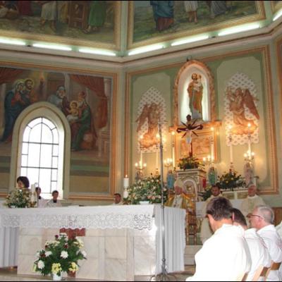 6 august 2009: Buruieneşti: Sfinţirea noii case parohiale
