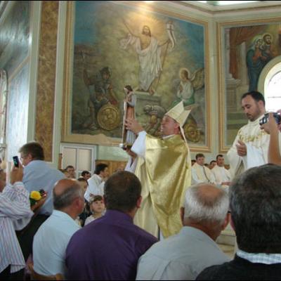 6 august 2009: Buruieneşti: Sfinţirea noii case parohiale