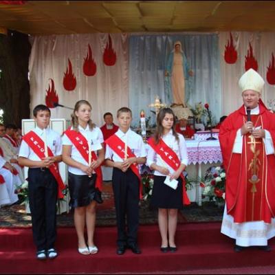 16 august 2009: Administrarea Mirului în Parohia Pildeşti
