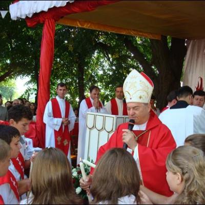 16 august 2009: Administrarea Mirului în Parohia Pildeşti