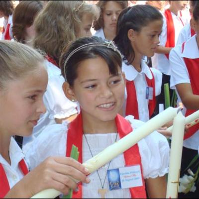 16 august 2009: Administrarea Mirului în Parohia Pildeşti