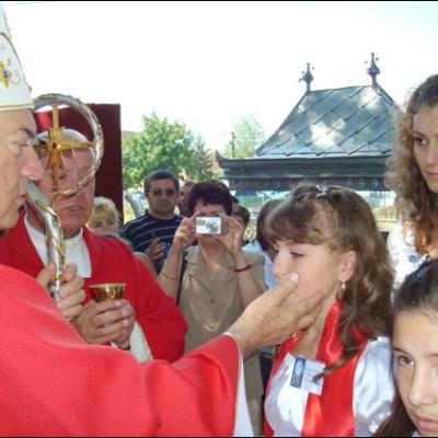 16 august 2009: Administrarea Mirului în Parohia Pildeşti